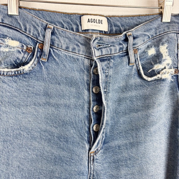 Agolde High Rise Slim Jeans Sz 26 - Picture 6 of 12